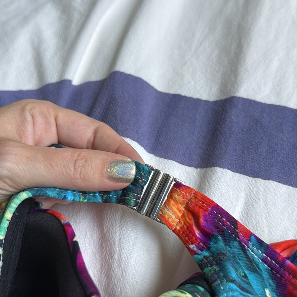 Tropical Print Bikini Set - image 6